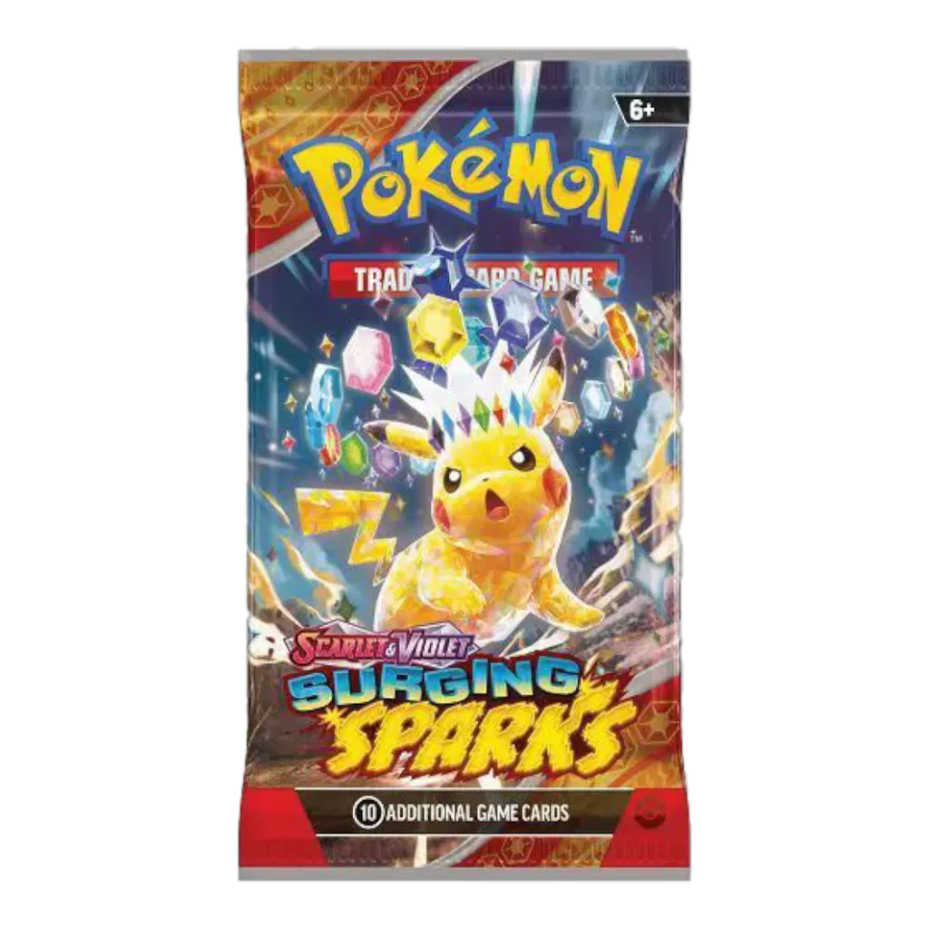 Scarlet & Violet 8: Surging Sparks Booster Pack Öppnas Live